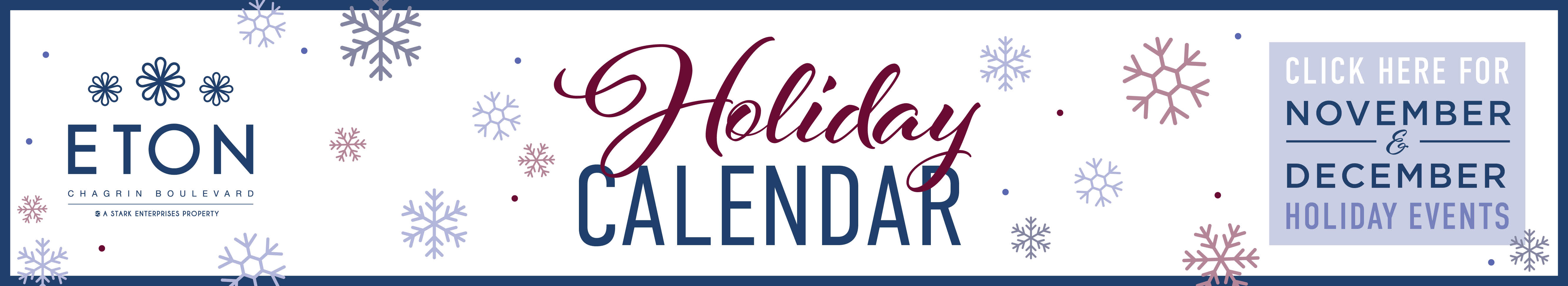 Eton Holiday Calendar