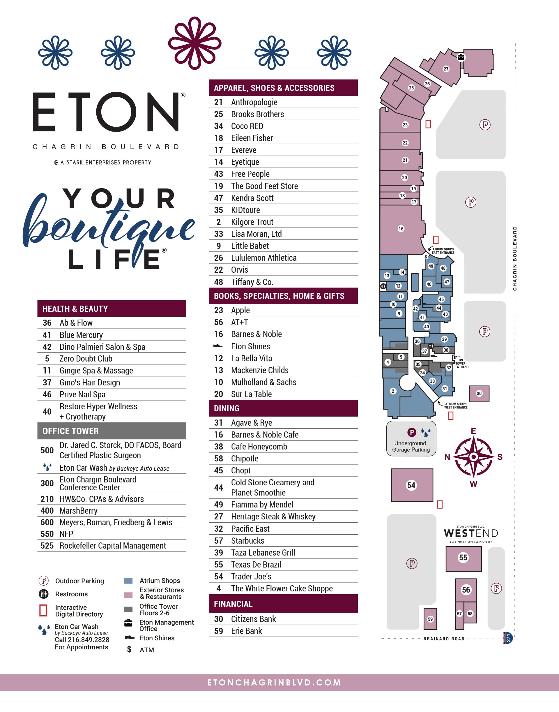 Eton Chagrin Blvd Directory & Map