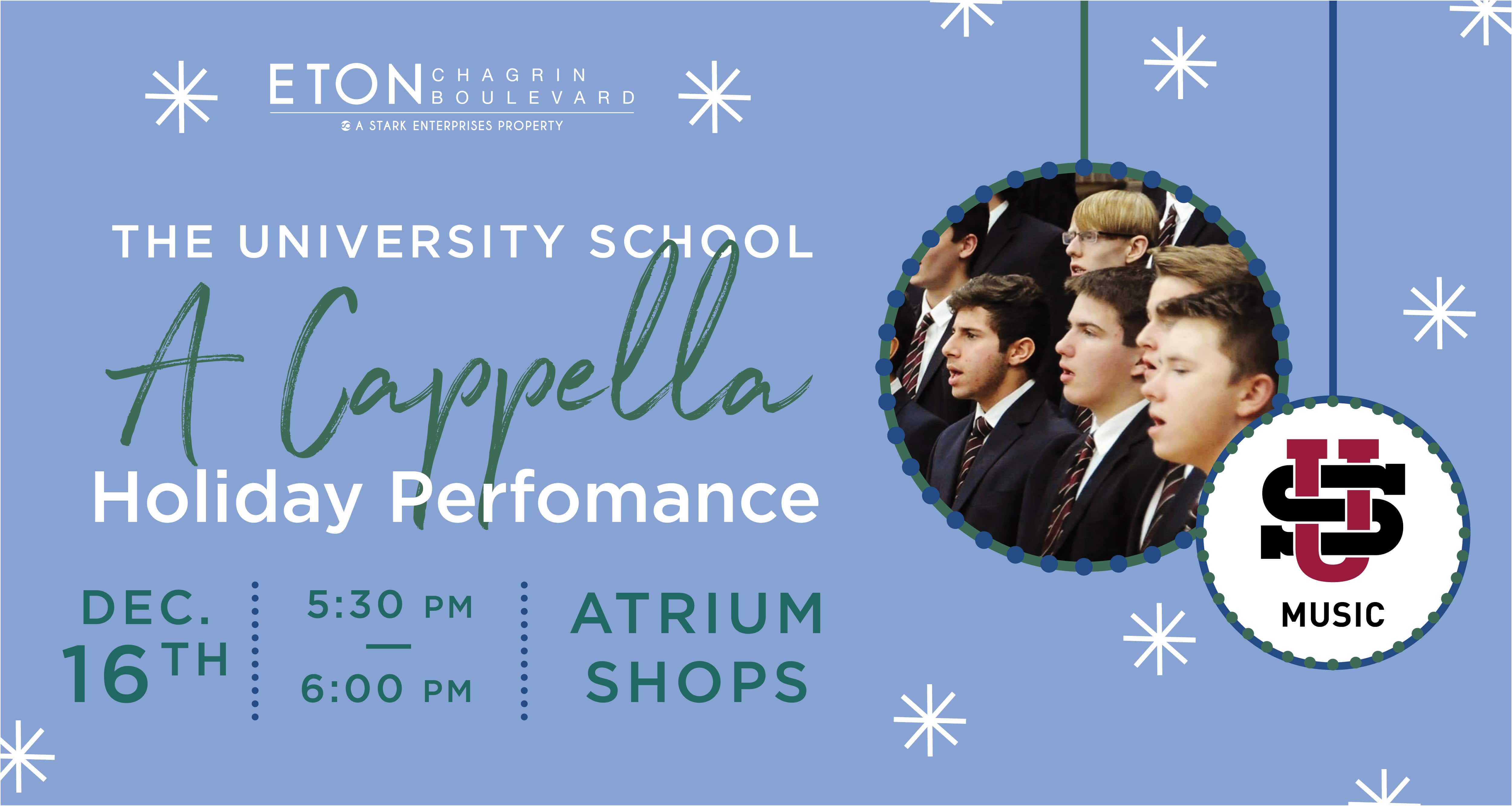 The University School Acapella Performance