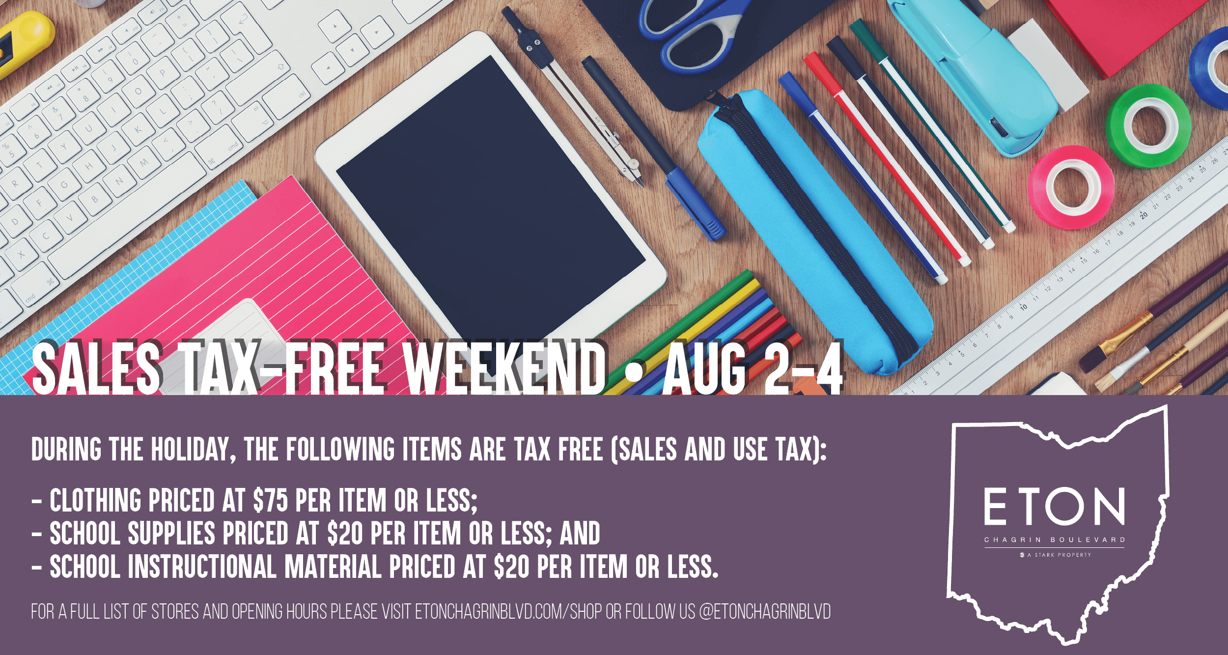 Ohio Tax Free Weekend