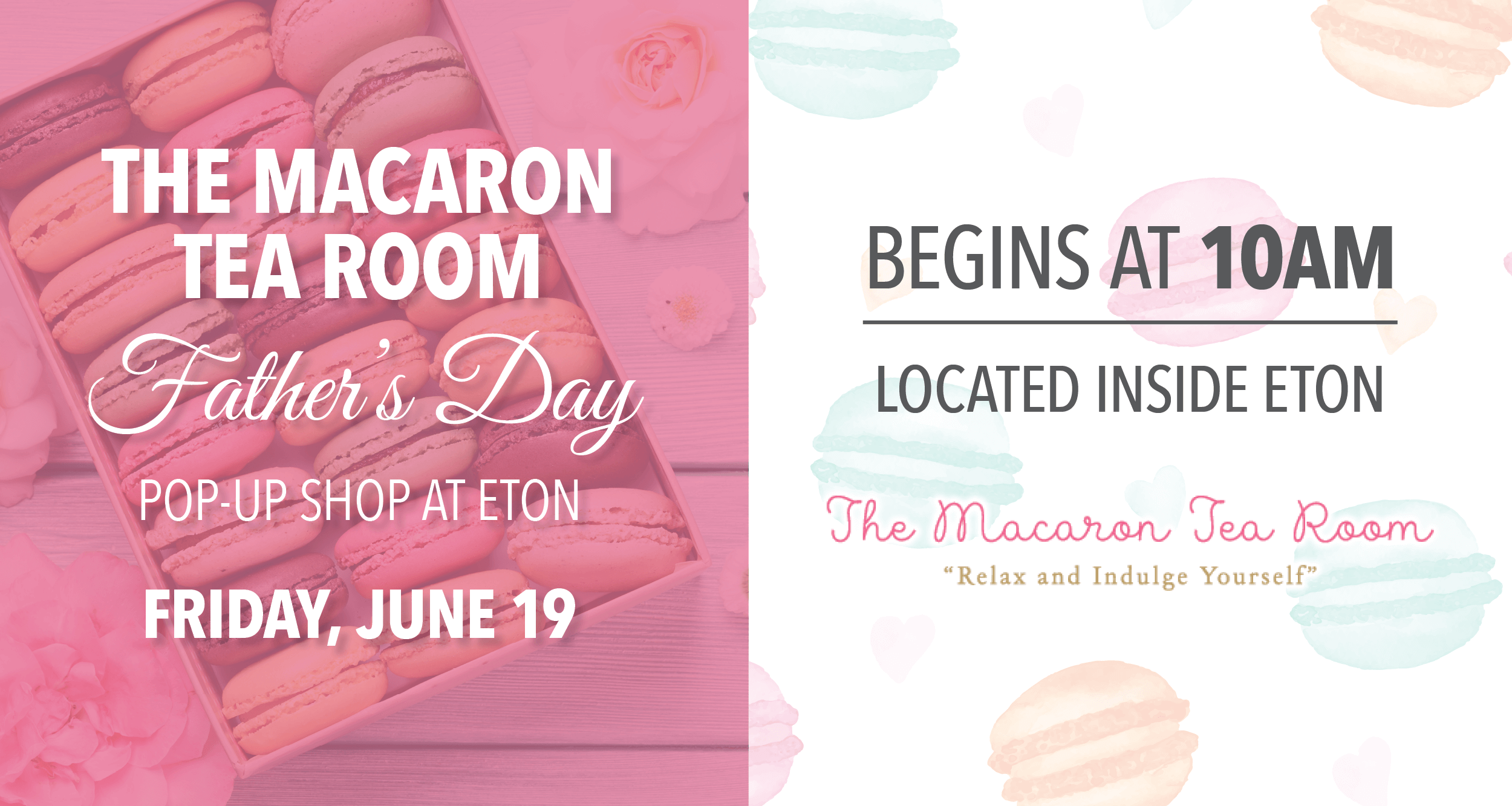 The Macaron Tea Room Pop-Up